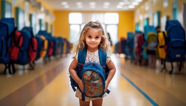 Foto zurück zur schule, fröhliches und glückliches bildungskonzept