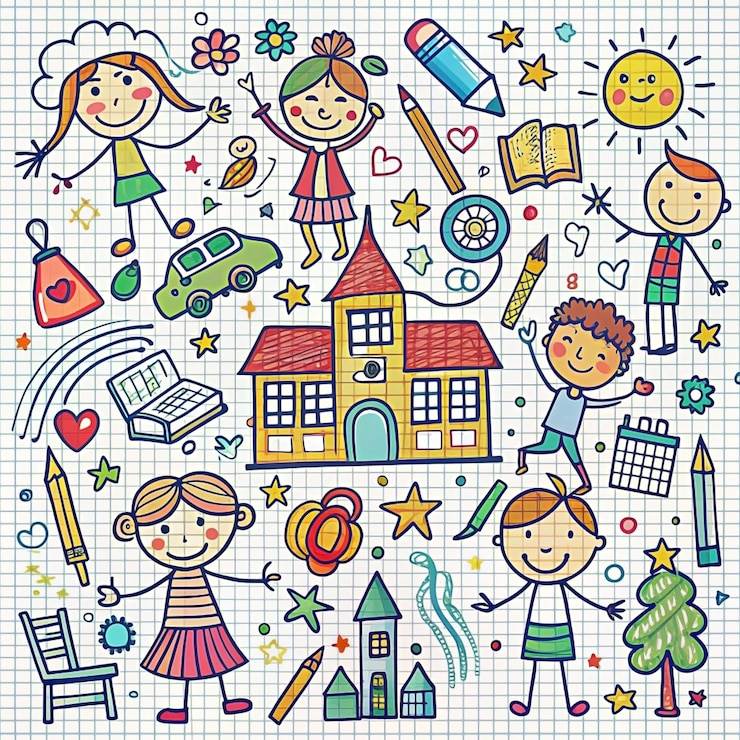 Foto zurück zur schule