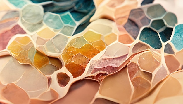 Zusammenfassung Hintergrund in cremigen Pastellfarben Digitale Illustration