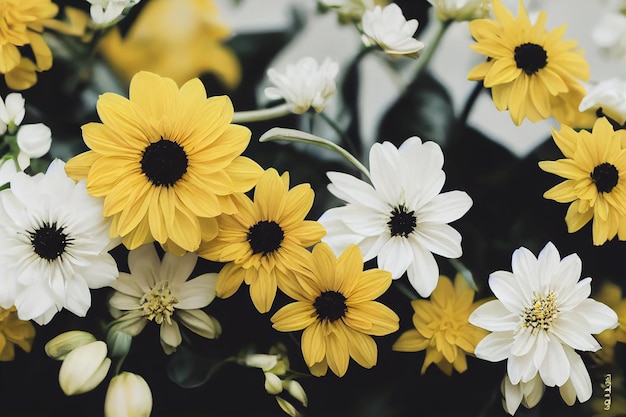 Zusammensetzung des schönen Blumenhintergrundes