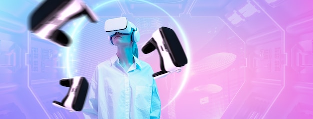 Zusammensetzung von Panoramabannern für Spiele