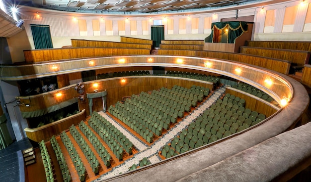 Zuschauerraum des Theaters Blick vom Balkon