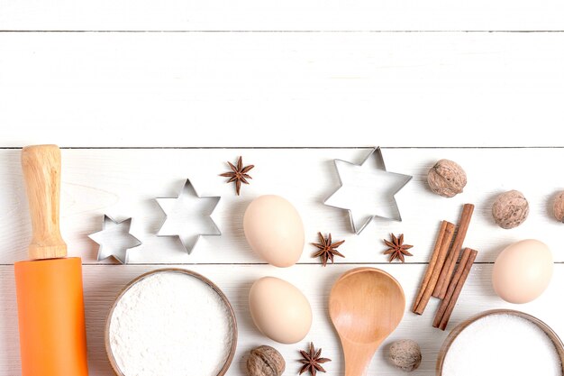 Zutaten für das Weihnachtsbacken