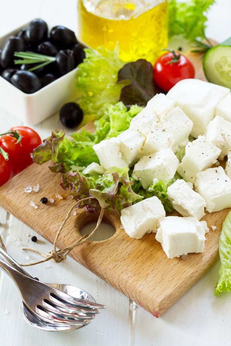 Zutaten für Gemüsesalat