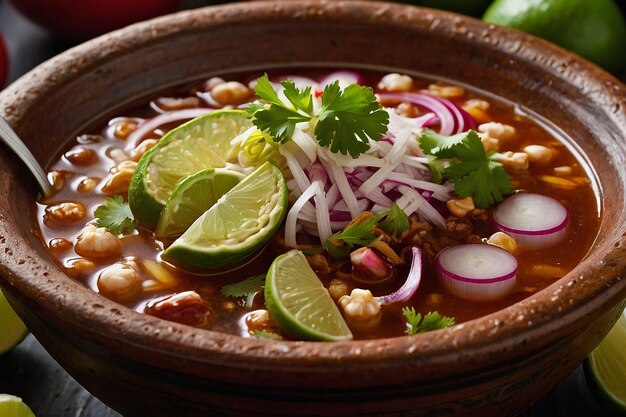 Zutaten von Pozole Frischheit a