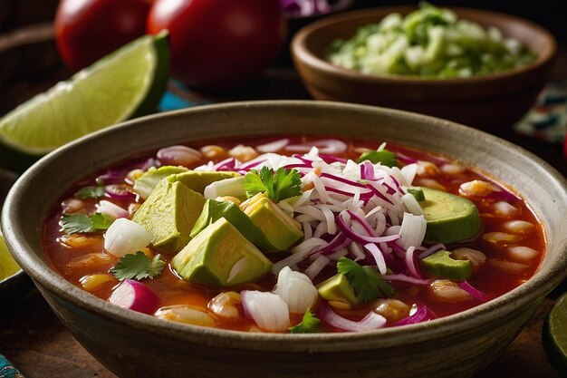 Zutaten von Pozole Gesundes Gehen