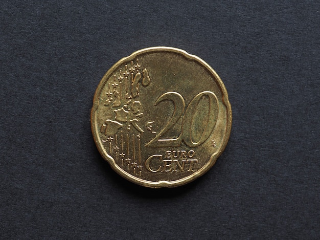 Zwanzig-Cent-Euro-Münze