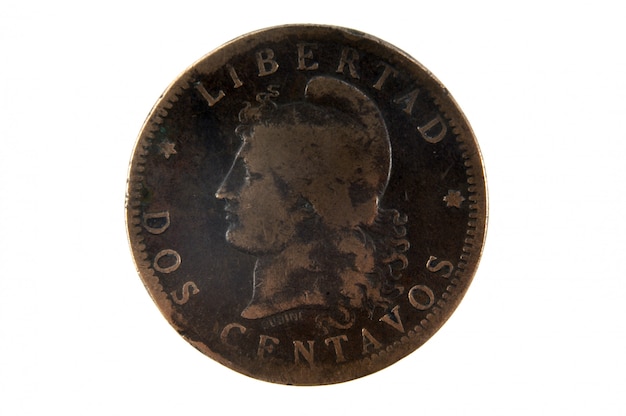 Zwei Centavos 1894 Münze von Argentinien