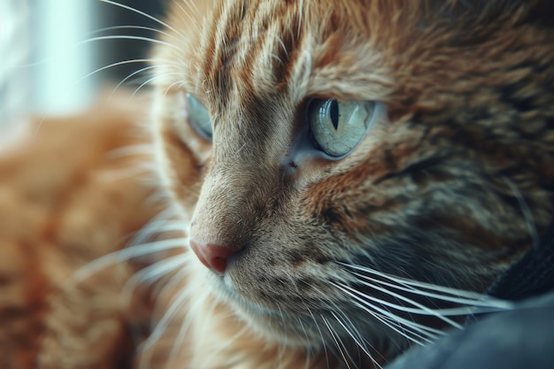 Zwei ernsthafte Katzen reden Katzengespräch ein Gespräch von Haustieren Katzen plaudern