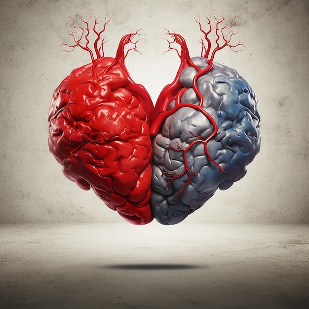 Zwei Herzen in Herzform mit der Aufschrift „Herz“ auf der Unterseite.