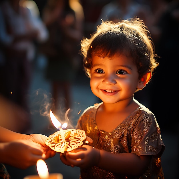 Zwei indische Frauen zünden anlässlich von Diwali, auch bekannt als das Lichterfest Decora, Diyas an