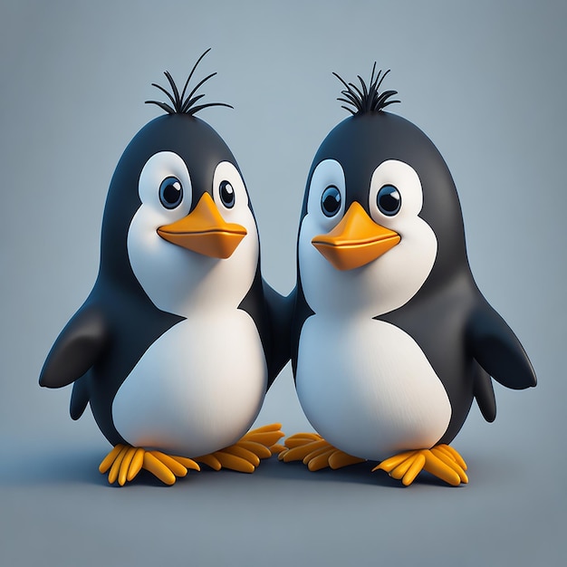 Zwei Pinguine, Zeichentrickfigur