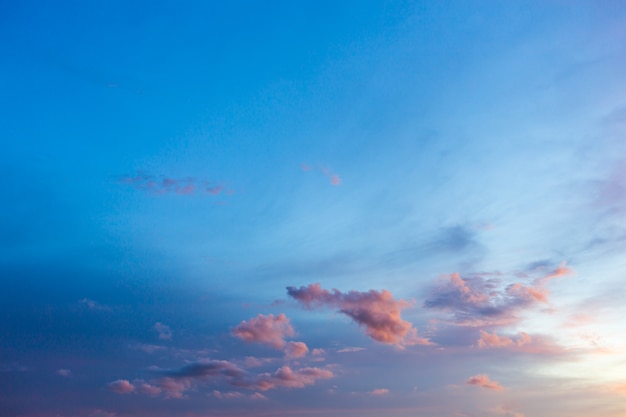 Zwielicht Himmel im Park