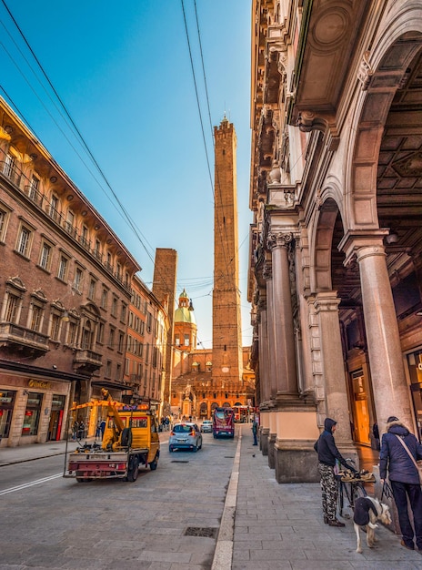 Zwillingstürme in Bologna Italien