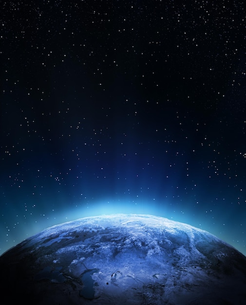 Zyklon aus dem Weltraum Elemente dieses Bildes, bereitgestellt von der NASA 3D-Rendering