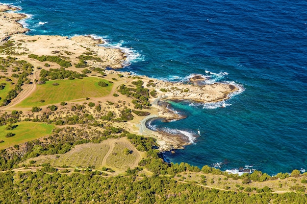 Foto zypern gipfel des nationalparks akamas peninsula.