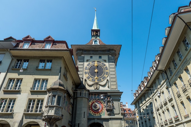 El Zytglogge es la torre de reloj medieval de la Ciudad Vieja de Berna.