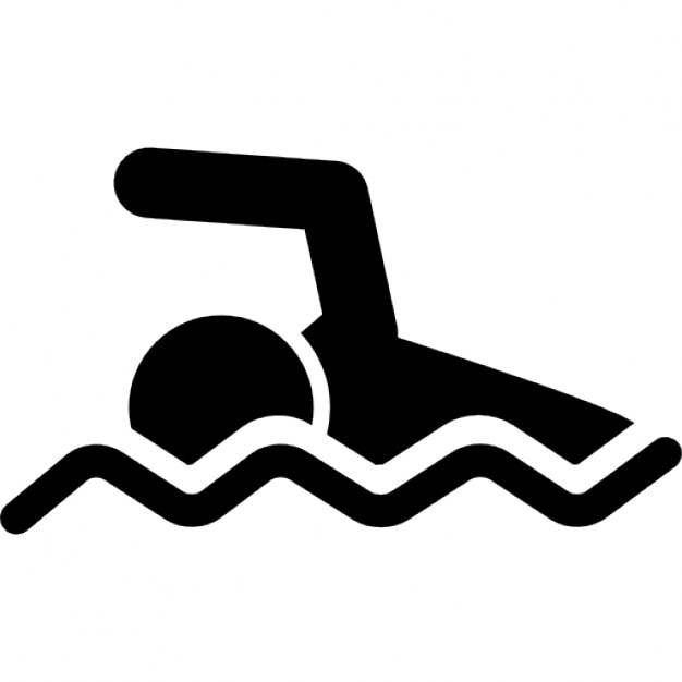 Person swimming