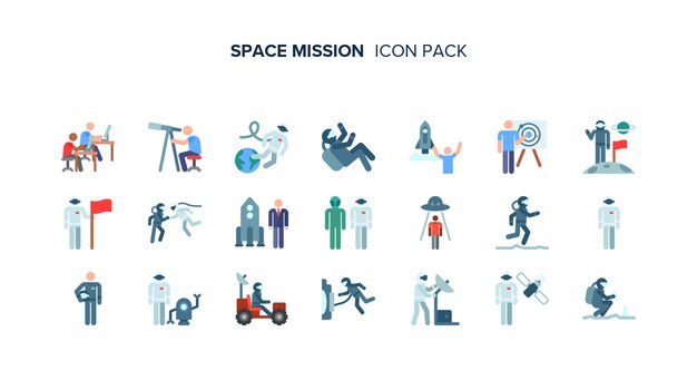 Space mission Premium Icon