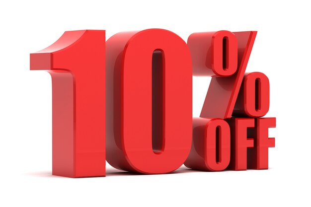 10 percent off promotion