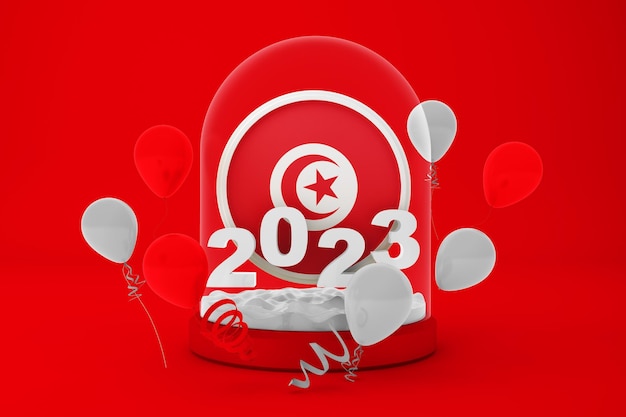 Free photo 2023 tunisia globe