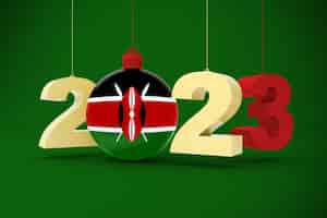 無料写真 2023年ケニア国旗付き