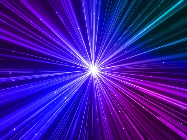 3D abstract background with speed warp design