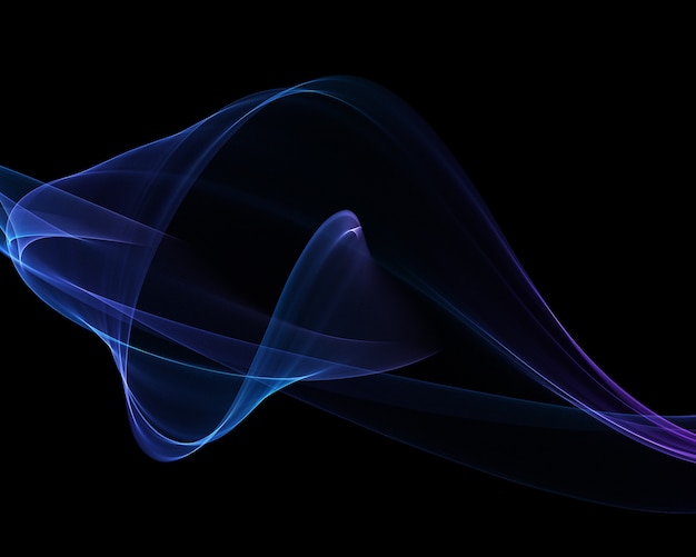3D abstract flow background