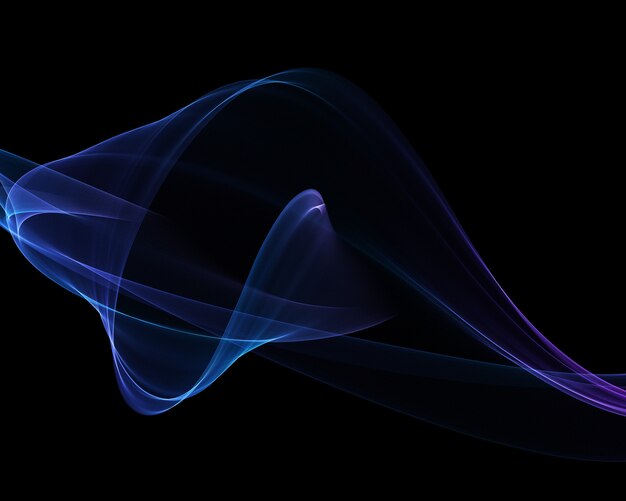 3D abstract flow background