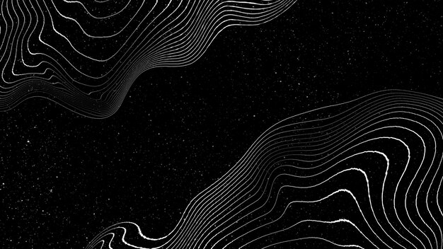 3D抽象的な波パターンの背景