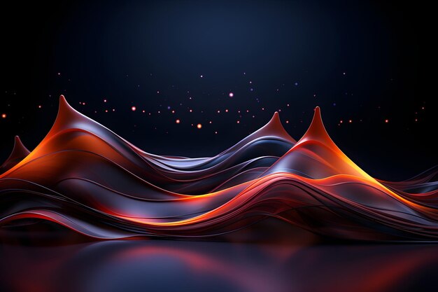 3d abstract wave wallpaper