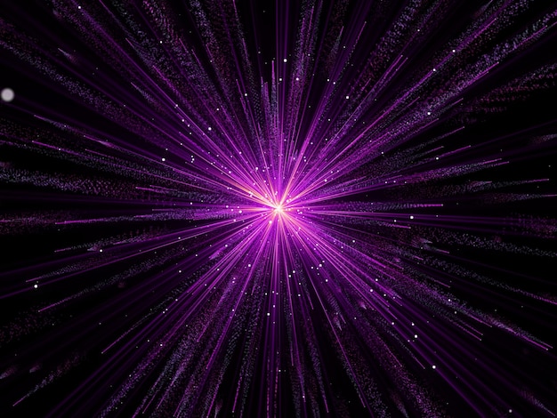 3D background with a space warp tunnel effect design