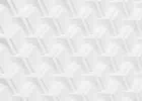 Free photo 3d background with white cubes