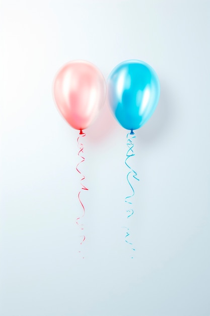 Free photo 3d balloons for carnival