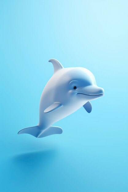 3d beautiful dolphin