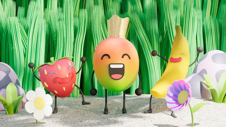 무료 Photo 어린이용 3d 만화 배경