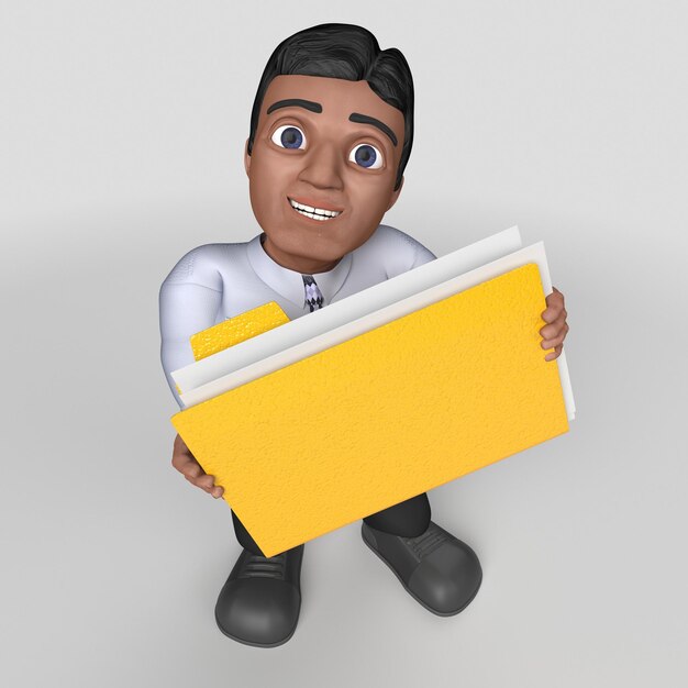 3D персонаж мультфильма