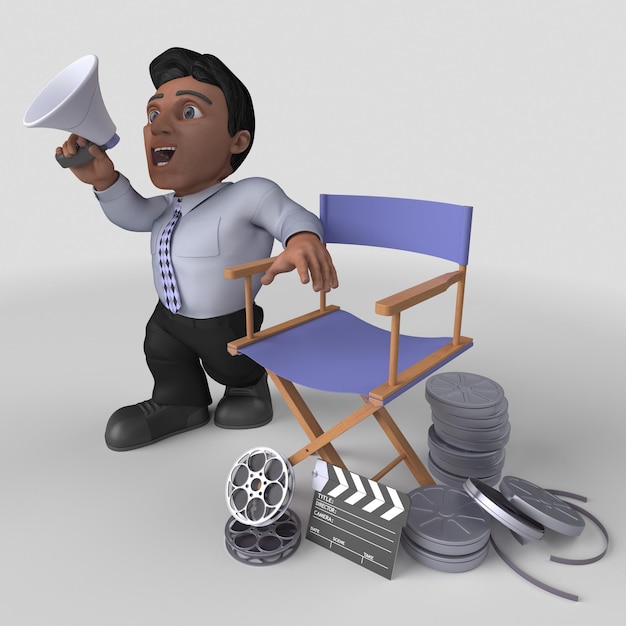 3D Cartoon Business Character