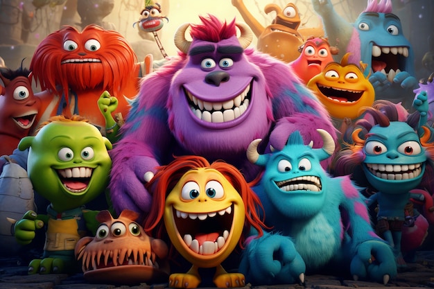 3d cartoon character