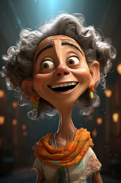 3d cartoon character