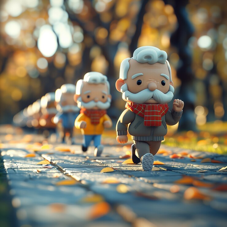무료 Photo 3d 만화 피트니스 남자