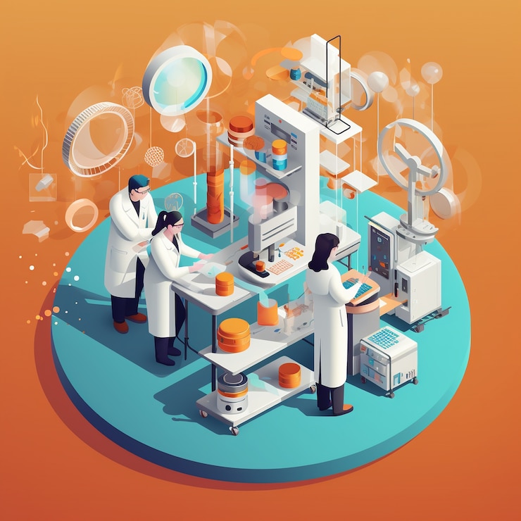 Free Photo 3d cartoon scene depicting a variety of people multitasking