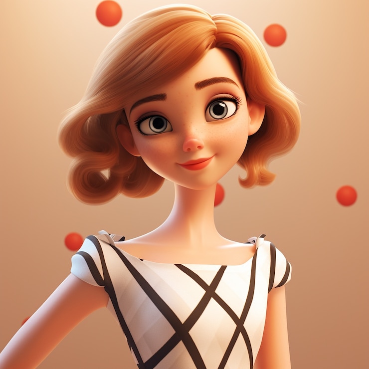 無料Photo 3d漫画スタイルのキャラクター
