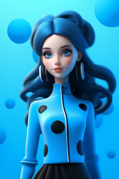 Free photo 3d cartoon style character