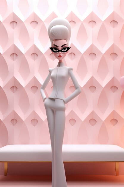 3D 만화 스타일 캐릭터