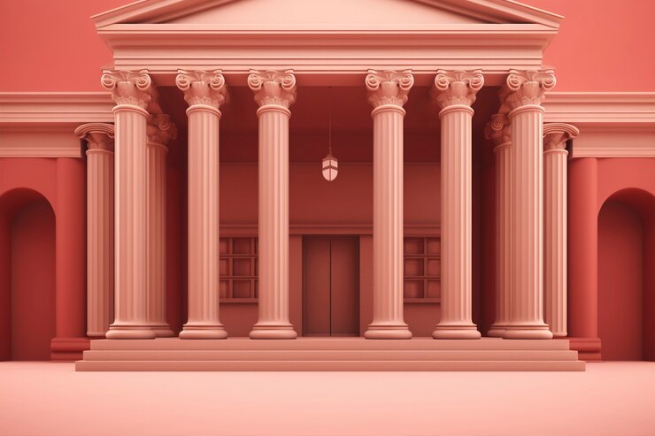Free Photo 3d cartoon view of law enforcement building