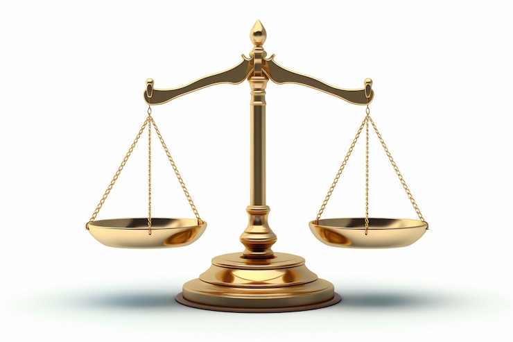 Free Photo 3d cartoon view of scales of justice