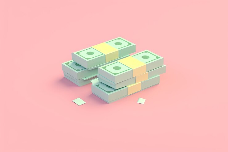 Free Photo 3d cash money