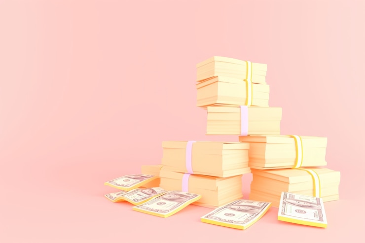 Free Photo 3d cash money