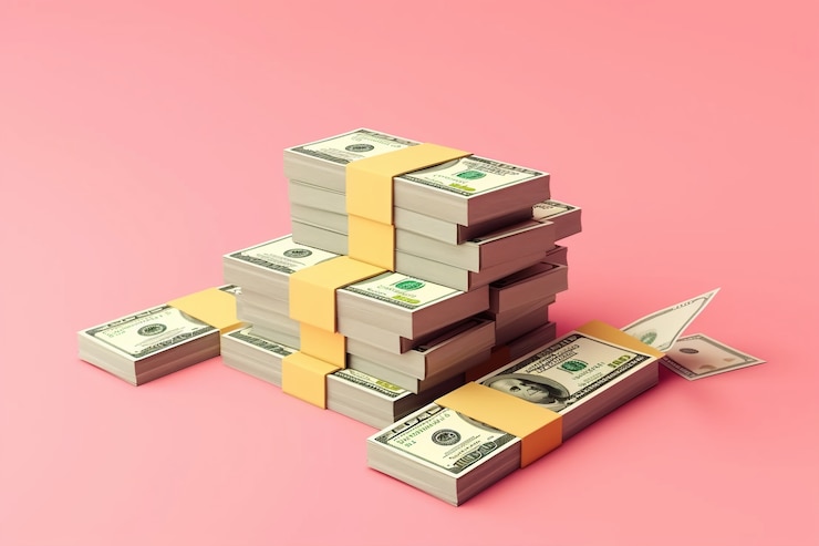Free Photo 3d cash money